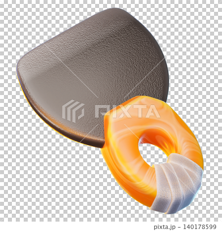putty knife 3d render icon, construction illustration putty knife 3d render icon, construction illustration 140178599