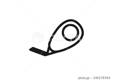 テープのりの線画アイコン テープ糊イラスト素材 テープのりの線画アイコン テープ糊イラスト素材 140178764
