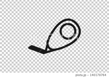 テープのりの線画アイコン テープ糊イラスト素材 テープのりの線画アイコン テープ糊イラスト素材 140178764