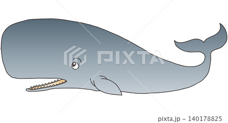 手書き動物イラスト☆クジラ 140178825