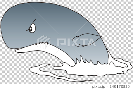手書き動物イラスト☆クジラ 手書き動物イラスト☆クジラ 140178830