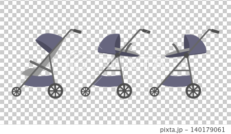 Stroller illustration set 140179061