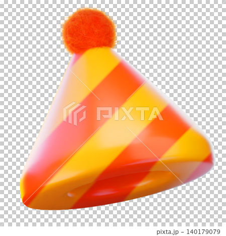 party hat 3d render icon, hat illustration party hat 3d render icon, hat illustration 140179079