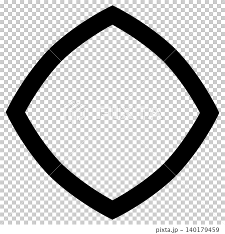 This is a family crest. It's called a "shamisen-dōkaku" crest. This is a family crest. It's called a "shamisen-dōkaku" crest. 140179459
