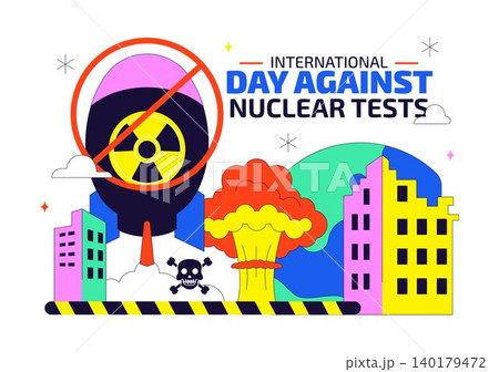 International Day Against Nuclear Tests Vector Illustration Featuring Nuclear Disarmament Awareness, Peace Advocacy and Anti Nuclear Weapons Campaign International Day Against Nuclear Tests Vector Illustration Featuring Nuclear Disarmament Awareness, Peace Advocacy and Anti Nuclear Weapons Campaign 140179472