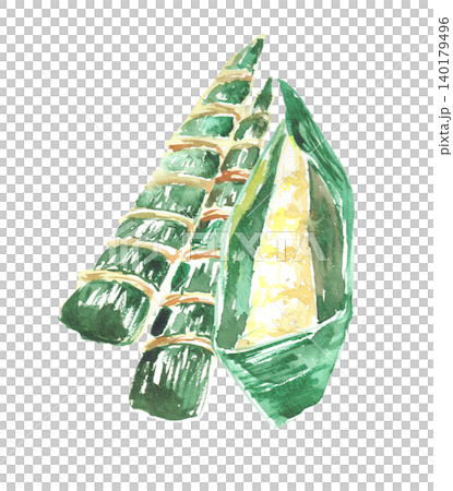 Chimaki watercolor illustration Chimaki watercolor illustration 140179496