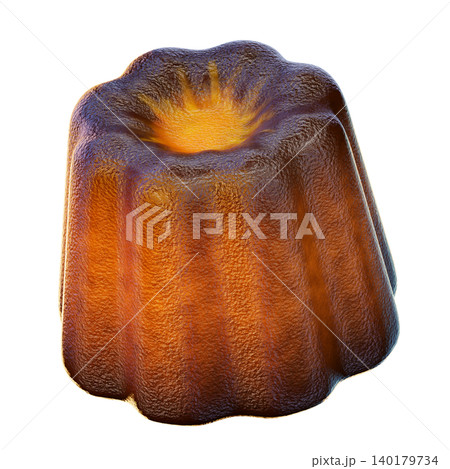 Canele 3D render icon, Pastry illustration Canele 3D render icon, Pastry illustration 140179734