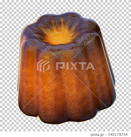 Canele 3D render icon, Pastry illustration Canele 3D render icon, Pastry illustration 140179734