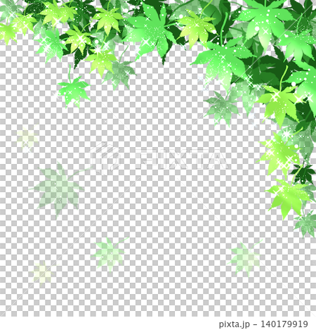 水彩風格秋葉向量插圖邊框背景 水彩風格秋葉向量插圖邊框背景 140179919