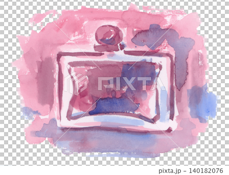 おしゃれな香水の水彩画 おしゃれな香水の水彩画 140182076