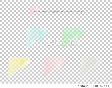 Simple heading and frame elements featuring hand-drawn watercolor triangle patterns. Stylish abstract design background. Simple heading and frame elements featuring hand-drawn watercolor triangle patterns. Stylish abstract design background. 140182434