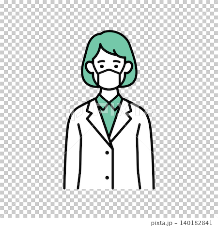 戴著口罩的藥劑師 140182841