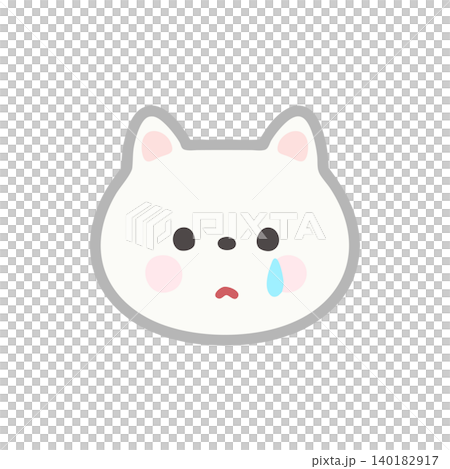 A cat with a dejected, sad face A cat with a dejected, sad face 140182917