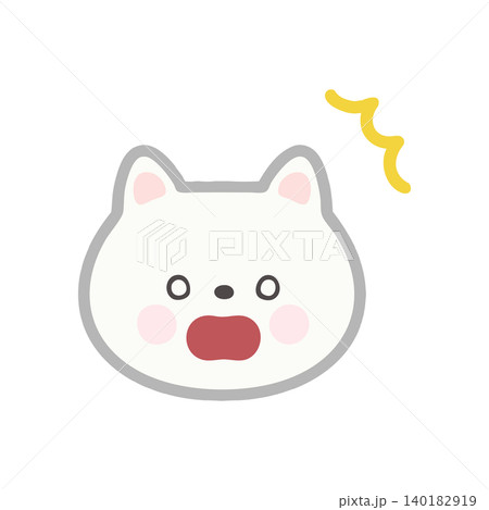 驚くネコ 140182919