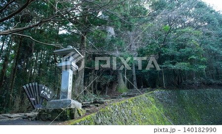 夕刻の熊野古道大門坂 和歌山県 夕刻の熊野古道大門坂 和歌山県 140182990