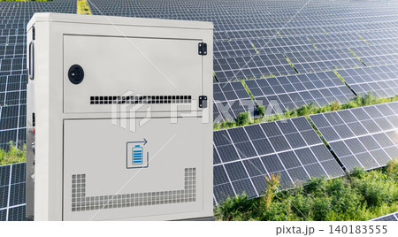 Solar power station with energy storage Solar power station with energy storage 140183555