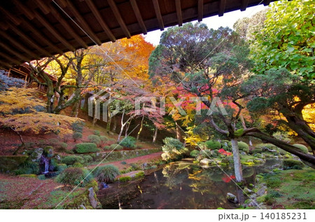 糸島市 雷山千如寺 室町時代作庭の心字庭園 糸島市 雷山千如寺 室町時代作庭の心字庭園 140185231