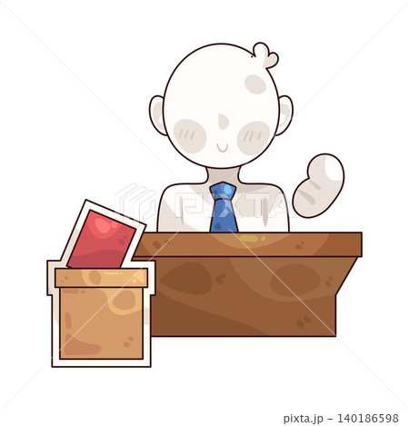 Illustration of Campaign Speech Illustration of Campaign Speech 140186598