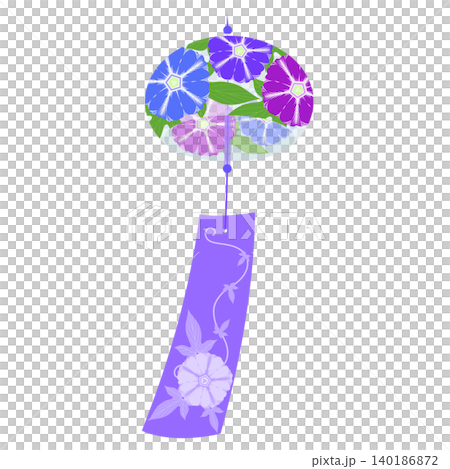 風鈴のイラスト 140186872