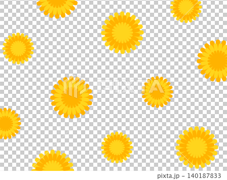 Retro dandelion pattern background Retro dandelion pattern background 140187833