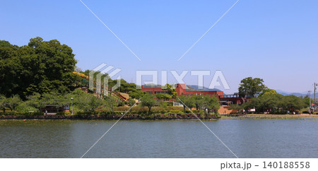 蓮華寺池公園　蓮華寺池　藤枝市　静岡県　東海地方　花・水・鳥・笑顔の楽園　蓮　れんげじいけ 140188558