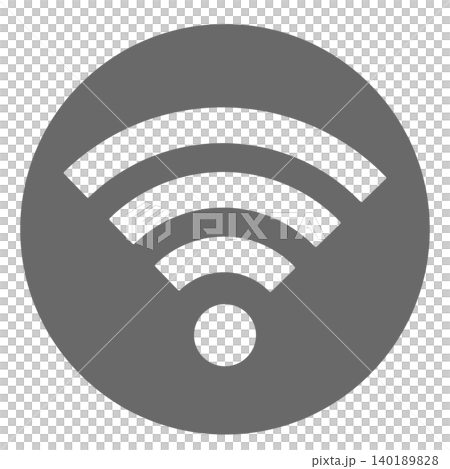 ベクターWi-Fiアイコン円 140189828