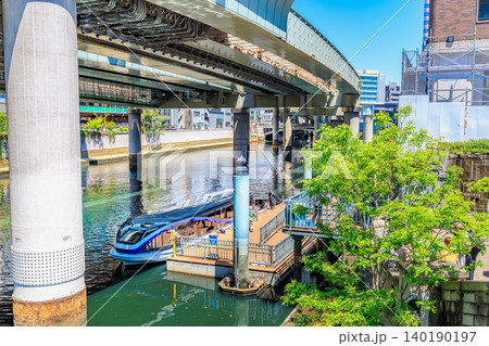 東京 中央区 Nihonbashi e-LINERが発着する日本橋船着場 東京 中央区 Nihonbashi e-LINERが発着する日本橋船着場 140190197