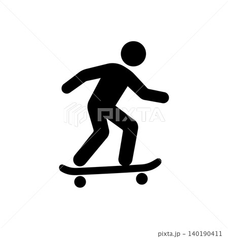 Skateboarding Urban Leisure icon 140190411