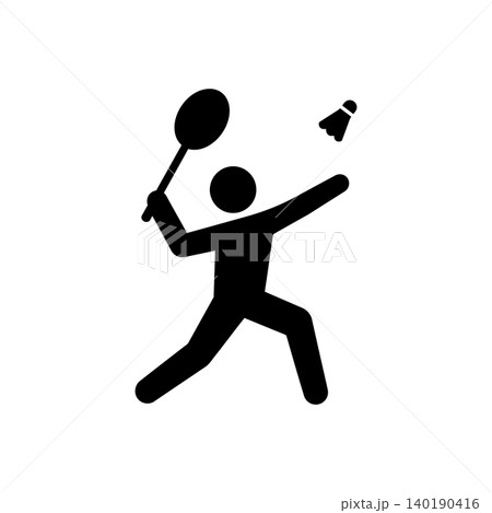 Badminton Play Leisure icon Badminton Play Leisure icon 140190416