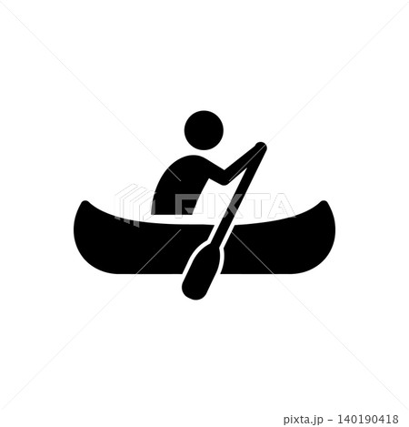 Canoeing Calm Leisure icon 140190418