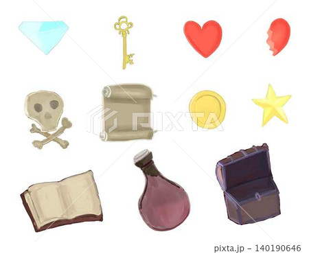 RPG　小物　アイコン　セット 140190646