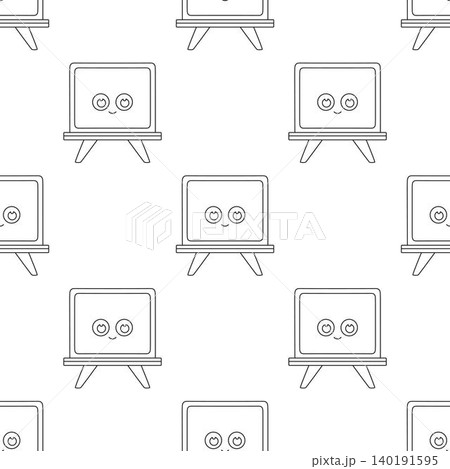 seamless pattern with contour school boards 140191595