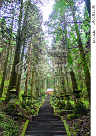 阿蘇にある上色見熊野座神社のとても美しい風景 阿蘇にある上色見熊野座神社のとても美しい風景 140192530