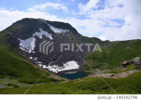 乗鞍岳風景～恵比須岳と亀ケ池～ 140192796