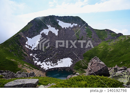 乗鞍岳風景~恵比須岳と亀ケ池~ 乗鞍岳風景~恵比須岳と亀ケ池~ 140192798