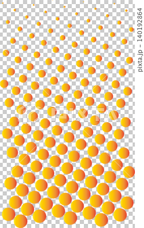Orange and yellow halftone dot pattern isolated on white background, vertical gradient circle background element for modern design layout with copy space. Orange and yellow halftone dot pattern isolated on white background, vertical gradient circle background element for modern design layout with copy space. 140192864