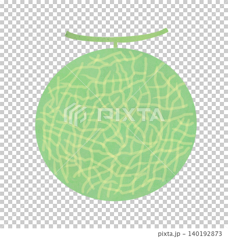 手繪的甜瓜插圖 140192873