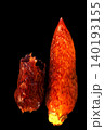 Directly above shot of Birds Eye dried Chilli isolated 140193155