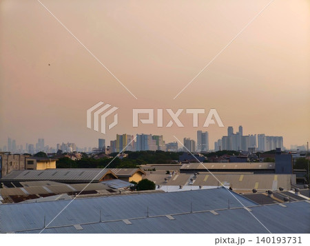 Urban Roofscape and Skyscraper Skyline Urban Roofscape and Skyscraper Skyline 140193731