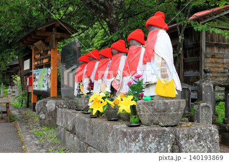檜枝岐村の六地蔵/福島県南会津郡 檜枝岐村 檜枝岐村の六地蔵/福島県南会津郡 檜枝岐村 140193869