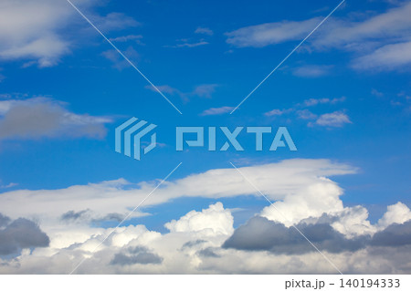 Blue sunny sky white clouds Blue sunny sky white clouds 140194333