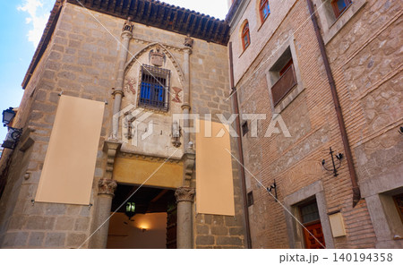 Toledo facades in Castile La Mancha Spain Toledo facades in Castile La Mancha Spain 140194358