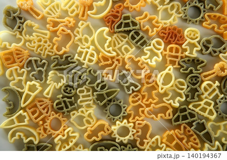 Italian children pasta texture Italian children pasta texture 140194367