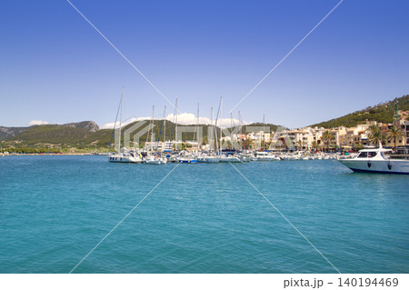 Andratx port marina in Mallorca balearic islands Andratx port marina in Mallorca balearic islands 140194469