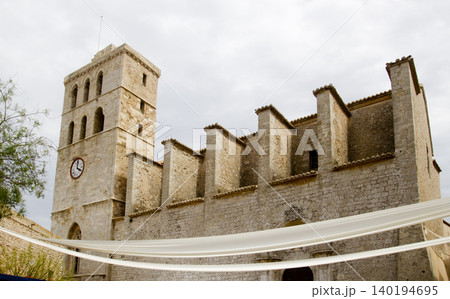 church from ibiza Castle Santa Maria Cathedral church from ibiza Castle Santa Maria Cathedral 140194695