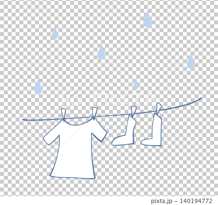 我晾衣服的時候開始下雨了。 我晾衣服的時候開始下雨了。 140194772