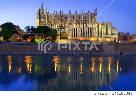 Cathedral of Majorca in Palma de Mallorca Balearic islands Cathedral of Majorca in Palma de Mallorca Balearic islands 140195345