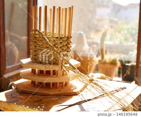 Esparto halfah grass used for crafts basketry Esparto halfah grass used for crafts basketry 140195648