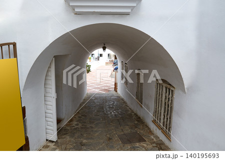 Mojacar Almeria white Mediterranean village Spain 140195693