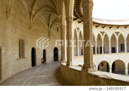 Castle Castillo de Bellver in Majorca at Palma of Mallorca 140195817